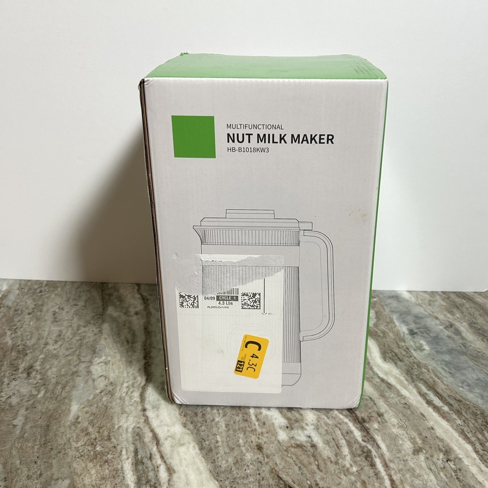 Nut Milk Maker Multi-Functional HB-B1018KW3 600W 120V Black 32oz Capacity